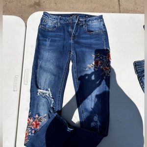 Floral Miss me jeans